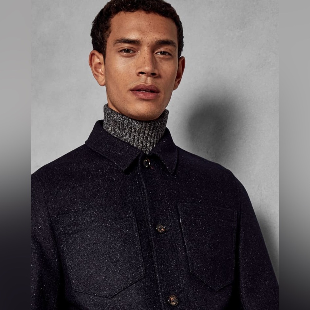 NWT Ted Baker Rarebit Short Wool Jacket size L / 4 - Picture 3 of 11